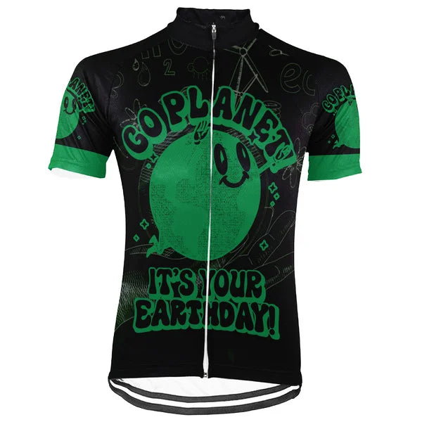 Customized Ride for a Greener Future Short Sleeve Cycling Jersey For Men And Women