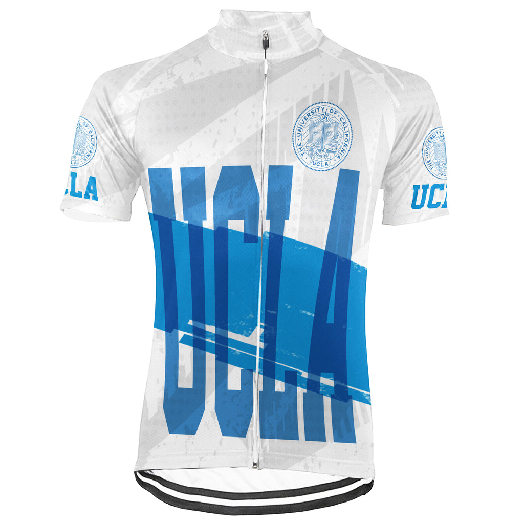 Customized The University of California, Los Angeles (UCLA) Short Sleeve Cycling Jersey For Men And Women