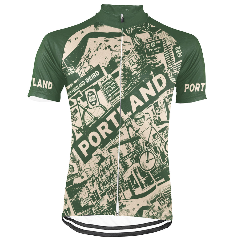 Colection 4 - Customized Portland Environmental Protection Save The Planet Short Sleeve Cycling Jersey For Men And Women