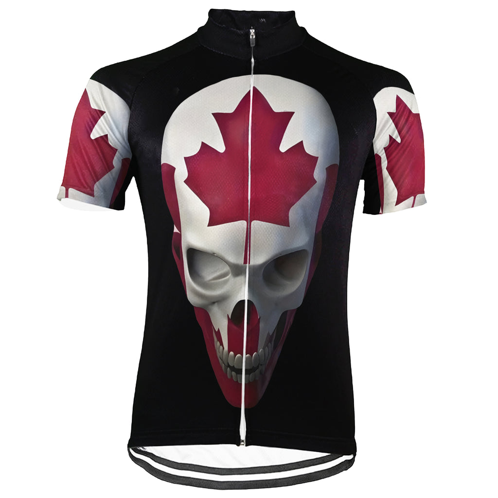 Customized Canada Short Sleeve Cycling Jersey for Men(CAD)