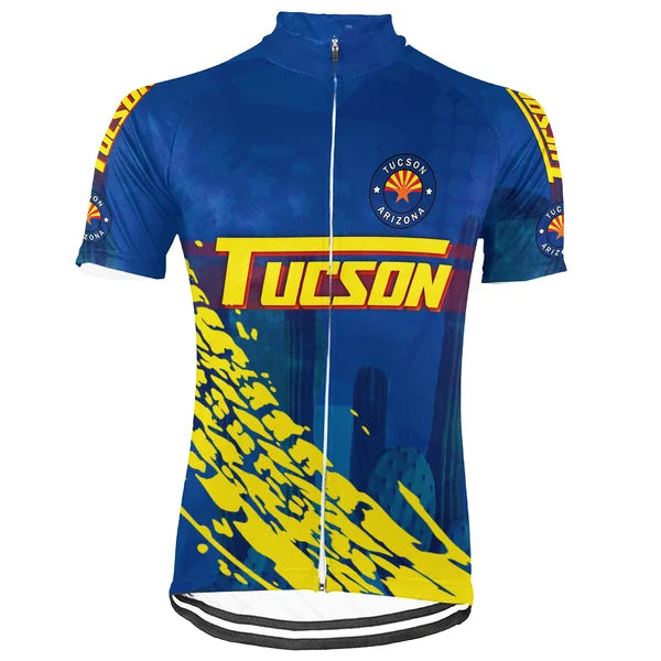 Customized Tucson Short Sleeve Cycling Jersey for Men