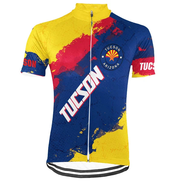 Customized Tucson Short Sleeve Cycling Jersey for Men