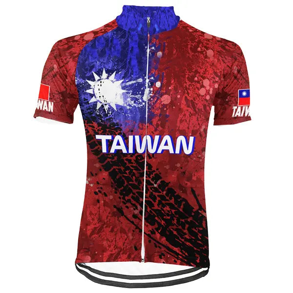 Customized Taiwan Short Sleeve Cycling Jersey for Men