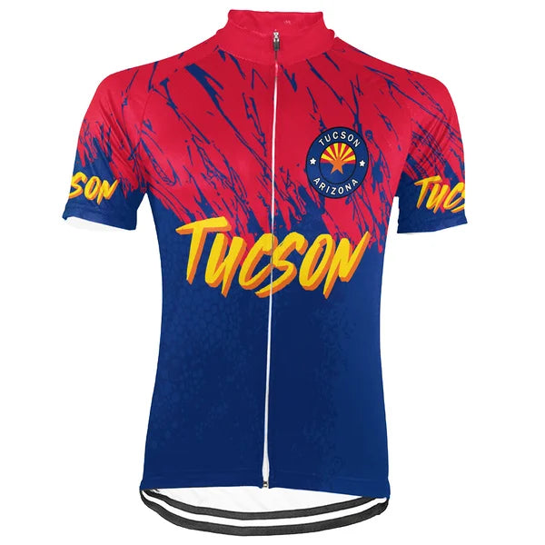 Customized Tucson Short Sleeve Cycling Jersey for Men