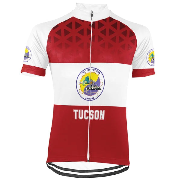 Customized Tucson Short Sleeve Cycling Jersey for Men