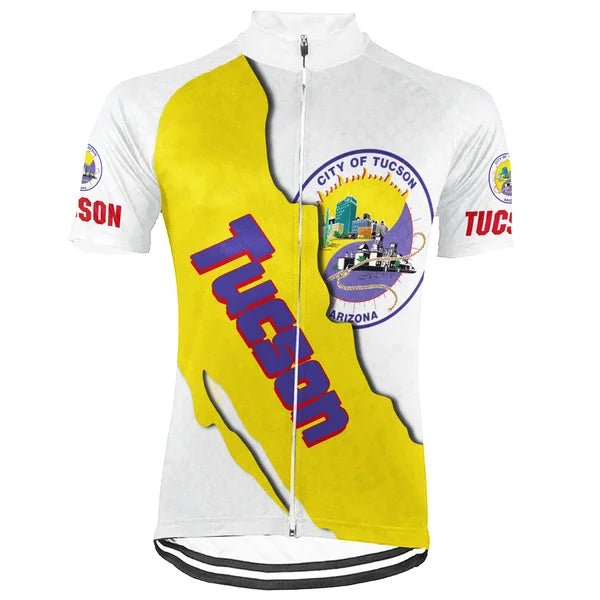 Customized Tucson Short Sleeve Cycling Jersey for Men