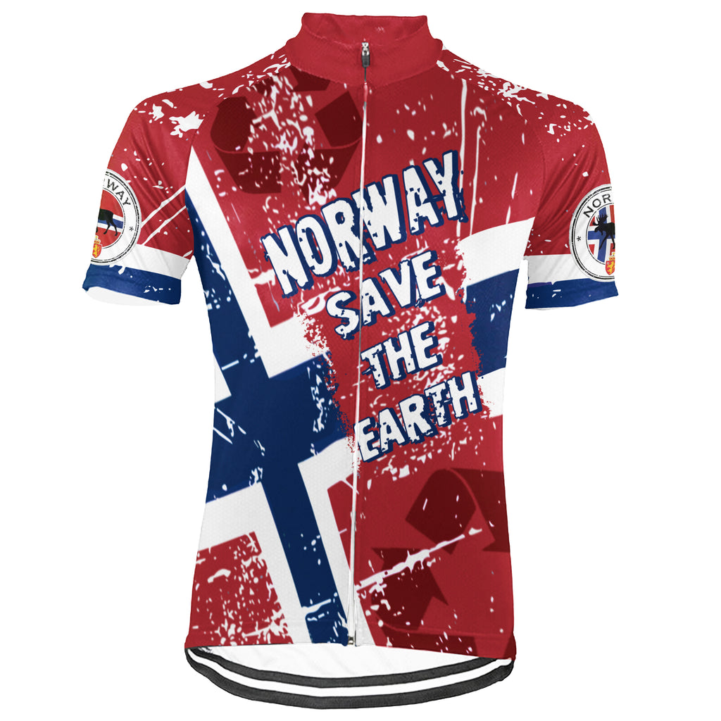 Customized Ride Green, Ride for Peace Noway Short Sleeve Cycling Jersey For Men And Women