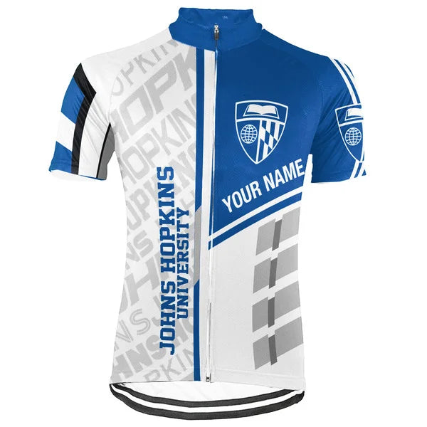 Customized Johns Hopkins University (JHU) Short Sleeve Cycling Jersey For Men And Women