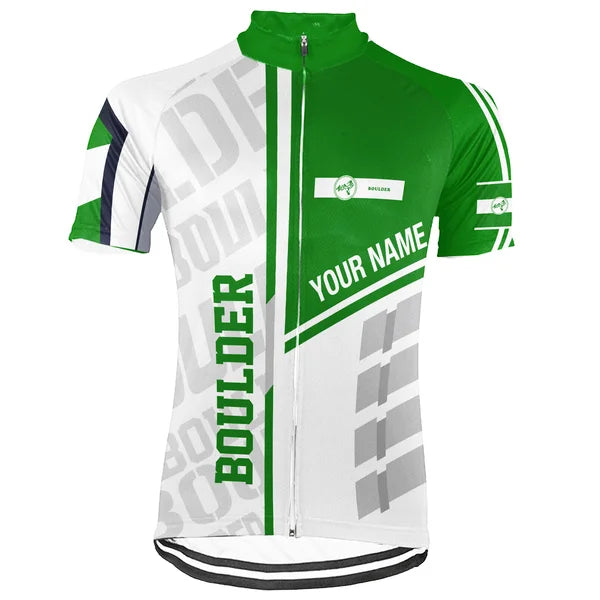 Customized Boulder Short Sleeve Cycling Jersey for Men
