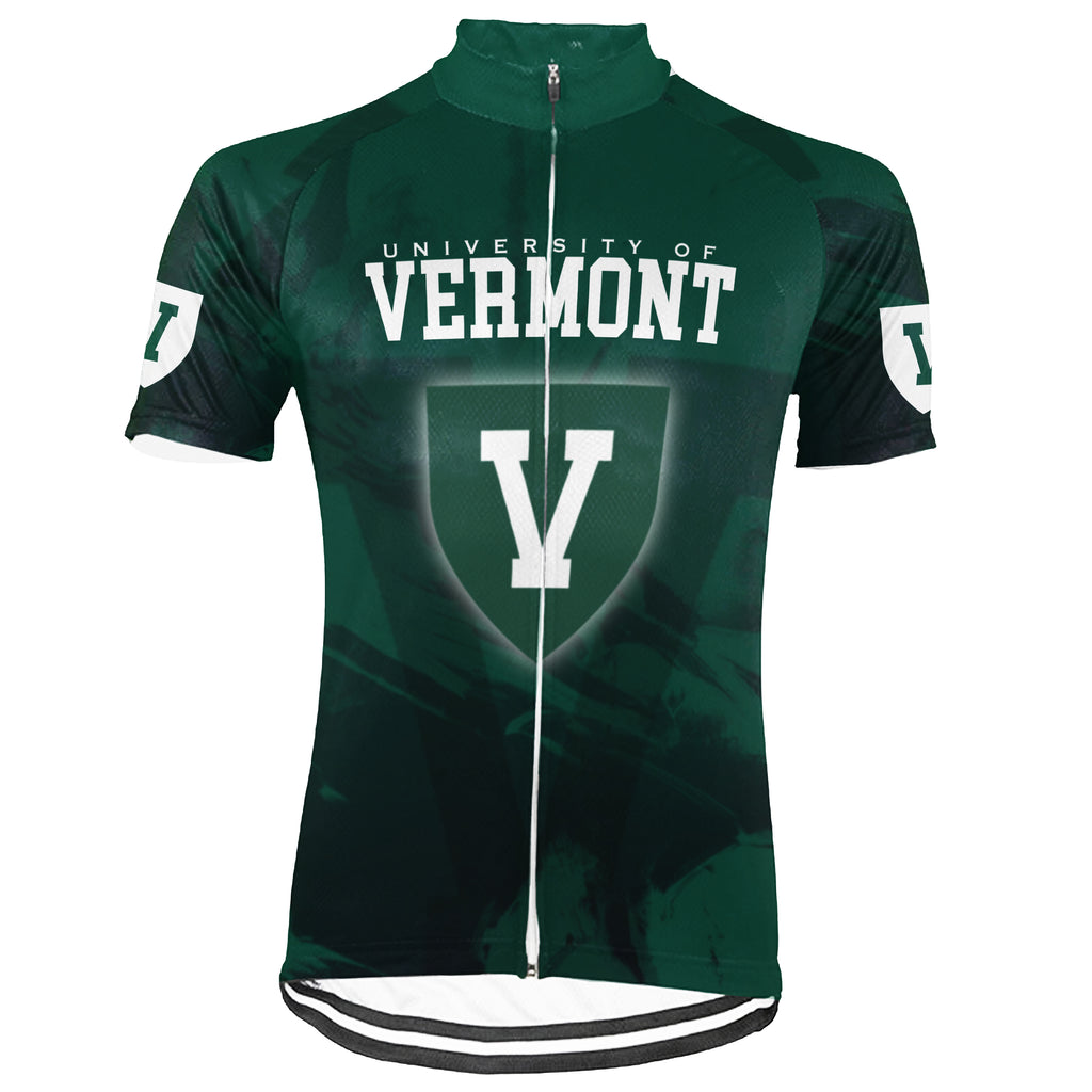 Customized The University of Vermont (UVM) Short Sleeve Cycling Jersey For Men And Women