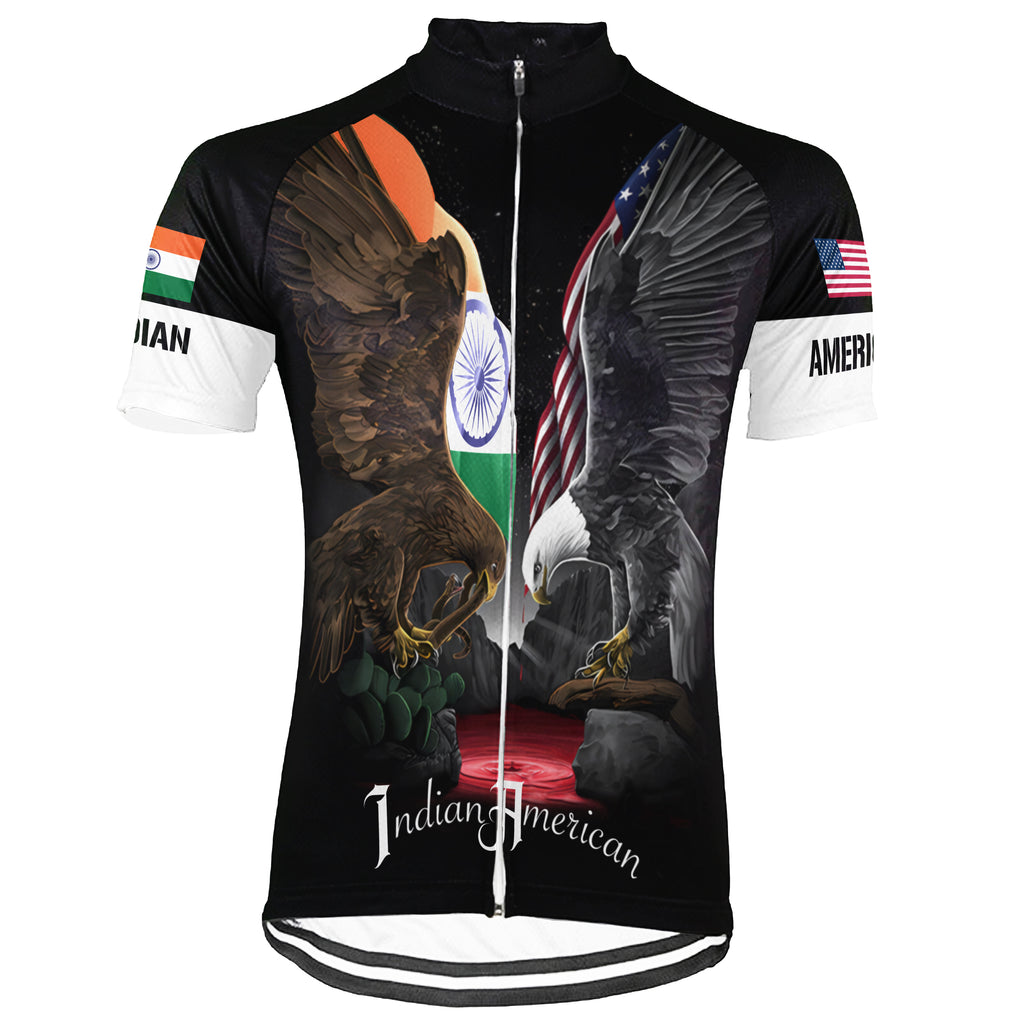 Customized Filipino American Short Sleeve Cycling Jersey For Men