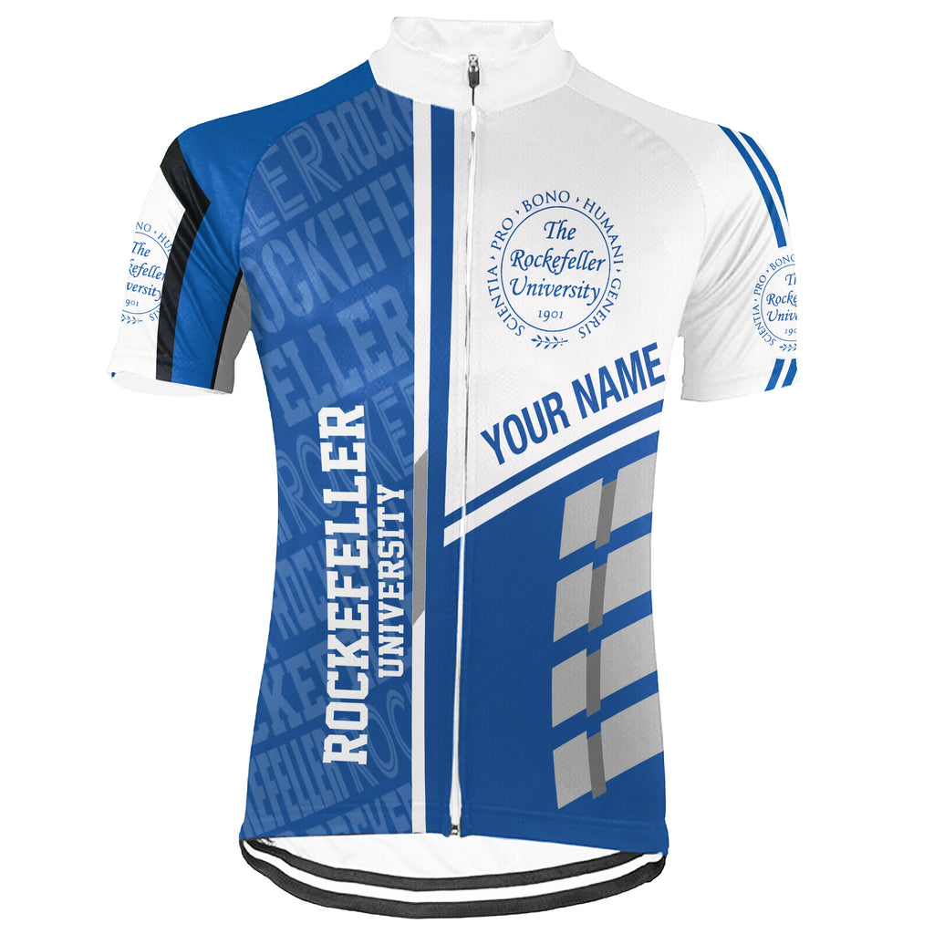 Customized The Rockefeller University Short Sleeve Cycling Jersey For Men And Women