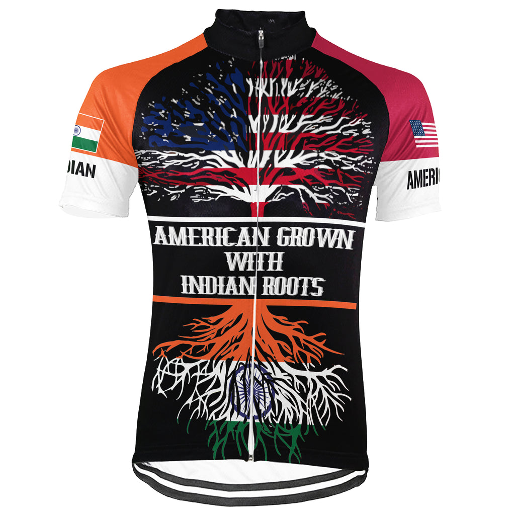 Customized Indian American Short Sleeve Cycling Jersey For Men