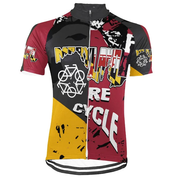 Customized Maryland Environmental Protection Short Sleeve Cycling Jersey For Men And Women