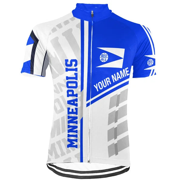 Customized Minneapolis City Short Sleeve Cycling Jersey For Men And Women