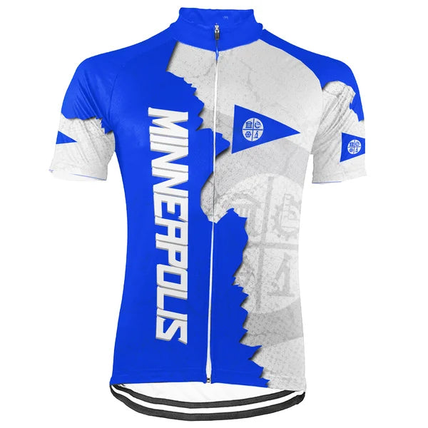 Customized Minneapolis City Short Sleeve Cycling Jersey For Men And Women
