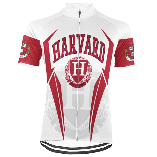 Customized Harvard University Short Sleeve Cycling Jersey For Men And Women