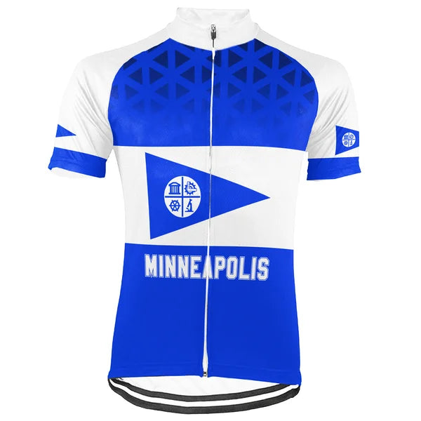 Customized Minneapolis City Short Sleeve Cycling Jersey For Men And Women