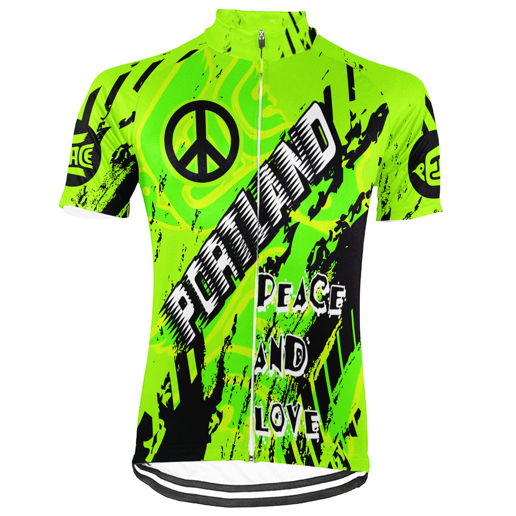 Colection 2 - Customized Portland Environmental Protection Save The Planet Short Sleeve Cycling Jersey For Men And Women