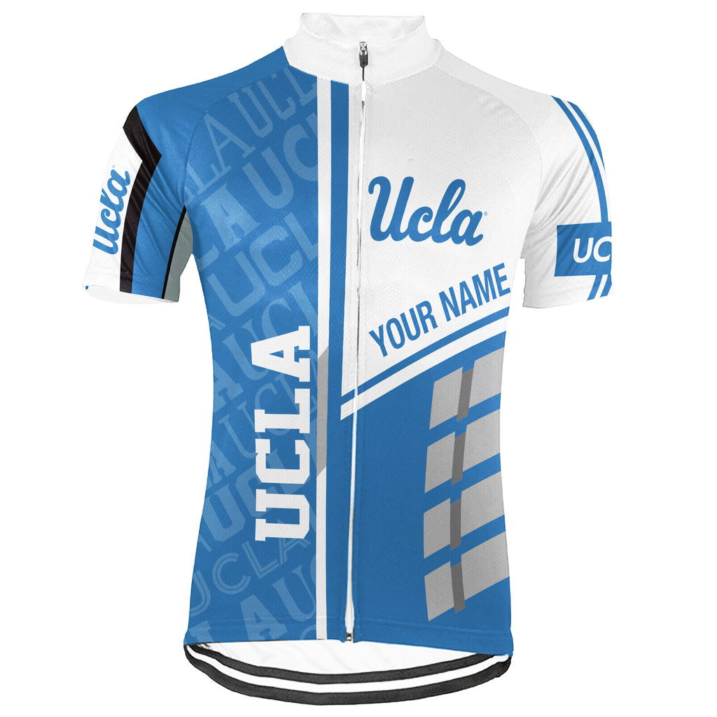 Customized The University of California, Los Angeles (UCLA) Short Sleeve Cycling Jersey For Men And Women