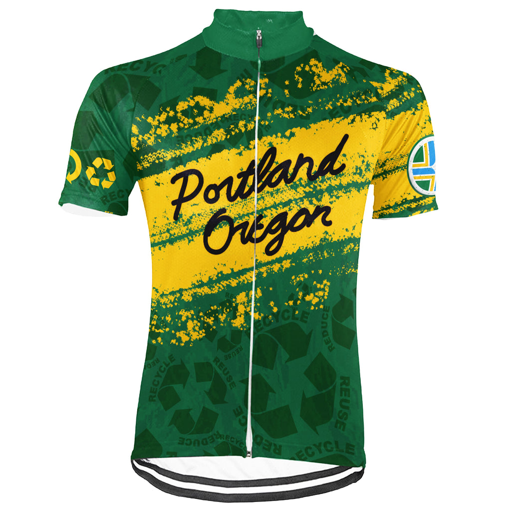 Colection 3 - Customized Portland Environmental Protection Save The Planet Short Sleeve Cycling Jersey For Men And Women