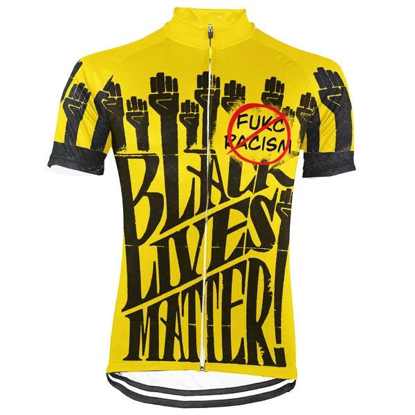 Customized Black Lives Matter Collection 2 Short Sleeve Cycling Jersey for Men
