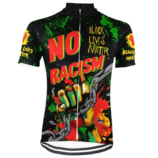 Customized Black Lives Matter Collection 2 Short Sleeve Cycling Jersey for Men