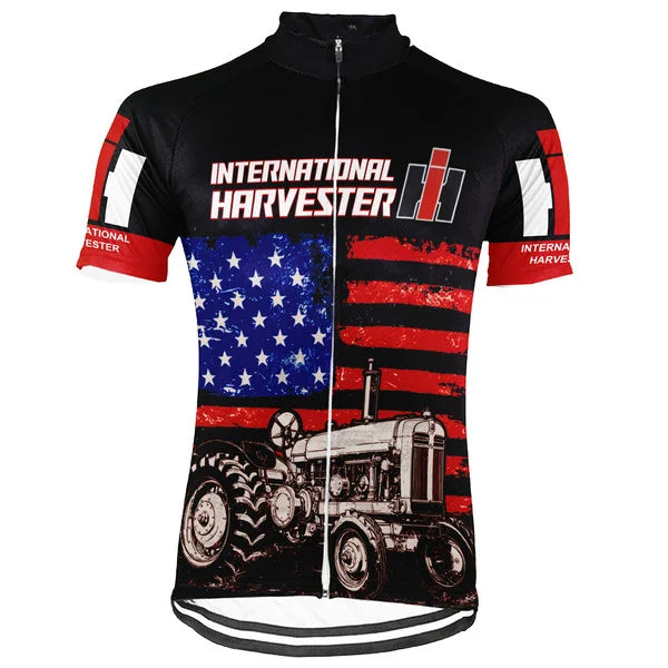 Customized International Harvester Short Sleeve Cycling Jersey for Men