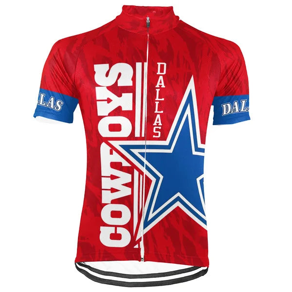 Customized Dallas Short Sleeve Cycling Jersey for Men