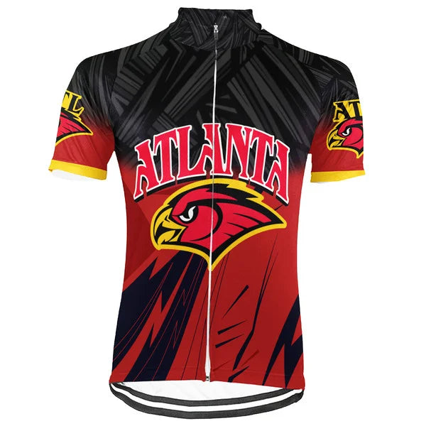 Customized Atlanta Short Sleeve Cycling Jersey for Men