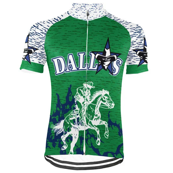 Customized Dallas Short Sleeve Cycling Jersey for Men