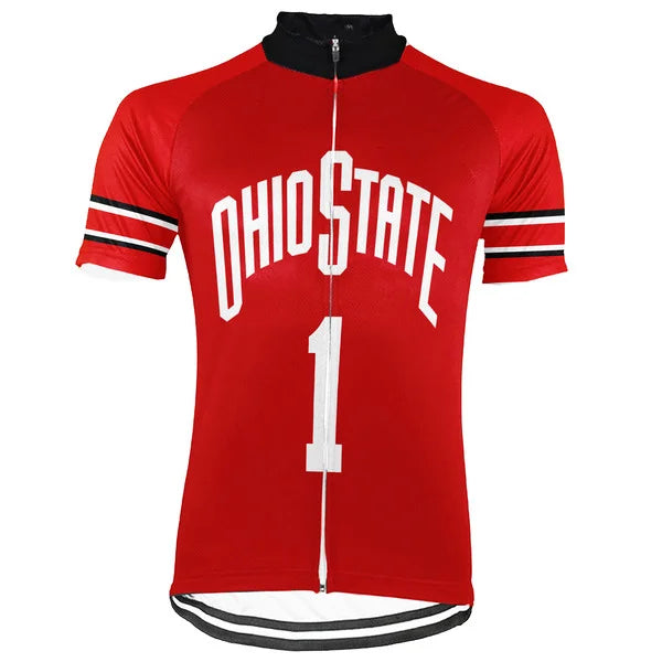 Customized Ohio State Cycling Jersey Cycling Short For Men