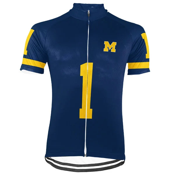 Customized Michigan Wolverines Cycling Jersey Cycling Short For Men
