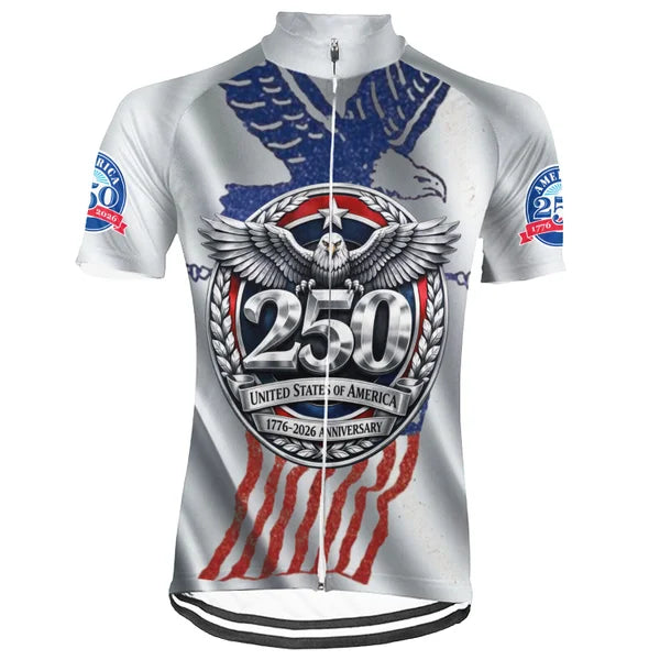 Customized America 250th Anniversary Collection 2 Short Sleeve Cycling Jersey For Men And Women