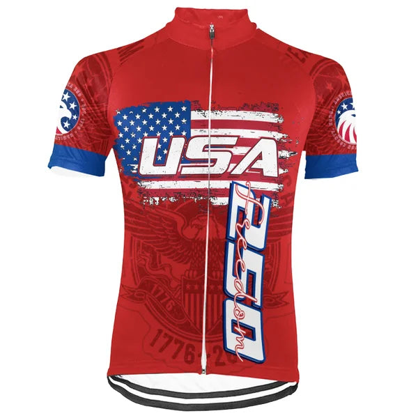 Customized America 250th Anniversary Collection 2 Short Sleeve Cycling Jersey For Men And Women