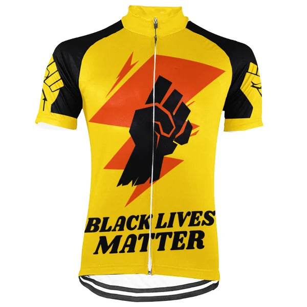 Customized Black Lives Matter Short Sleeve Cycling Jersey for Men