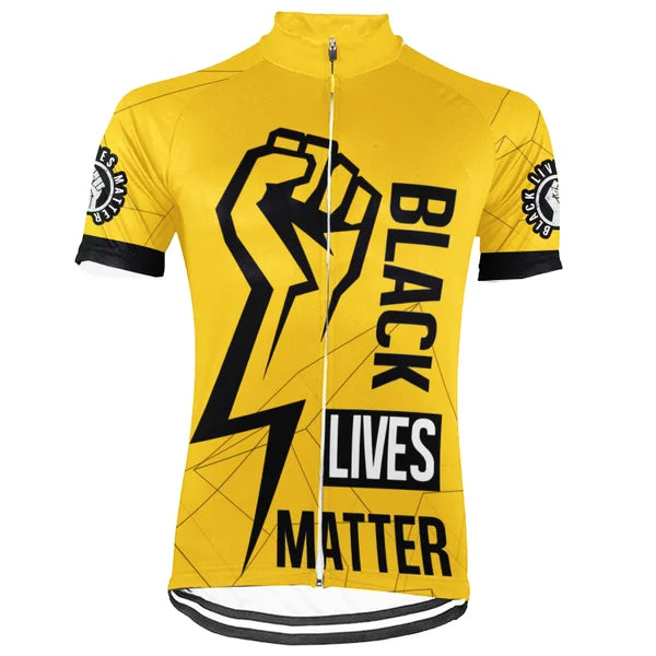 Customized Black Lives Matter Short Sleeve Cycling Jersey for Men