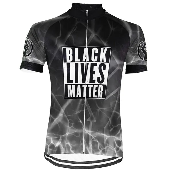 Customized Black Lives Matter Short Sleeve Cycling Jersey for Men