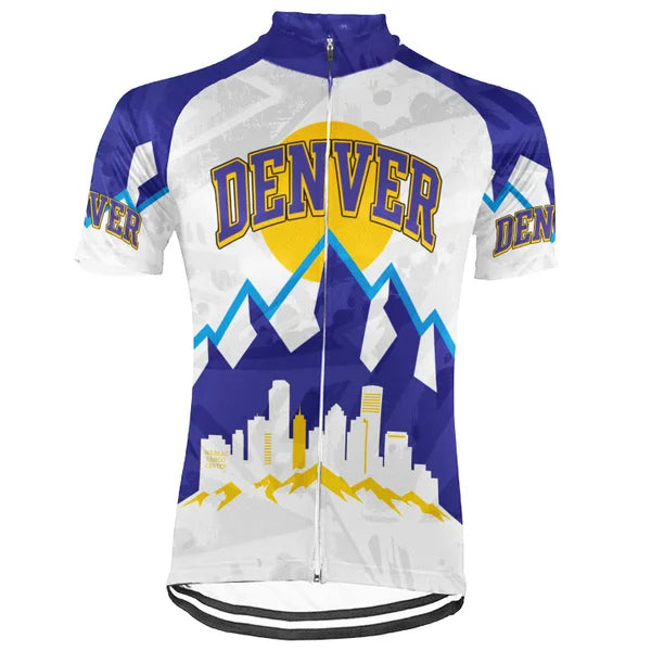 Customized Denver Short Sleeve Cycling Jersey For Men and Women