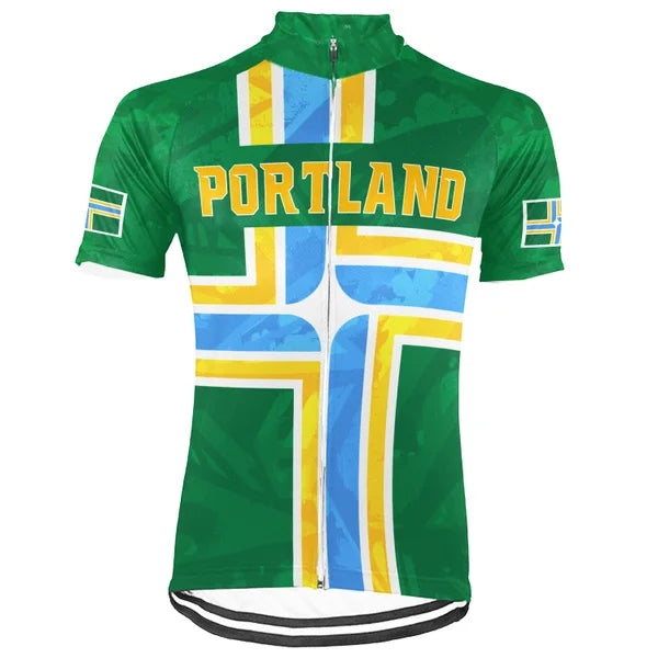 Customized Portland Short Sleeve Cycling Jersey For Men and Women