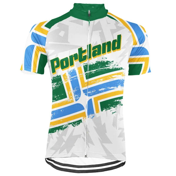Customized Portland Short Sleeve Cycling Jersey For Men and Women