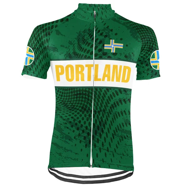 Customized Portland Short Sleeve Cycling Jersey For Men and Women