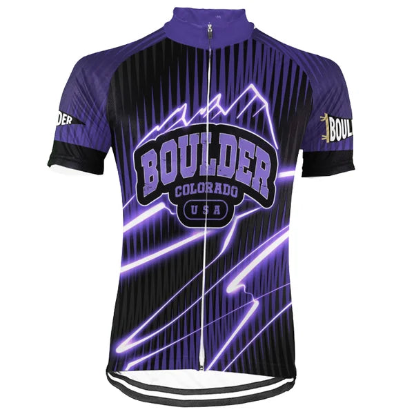 Customized Boulder City Short Sleeve Cycling Jersey For Men and Women
