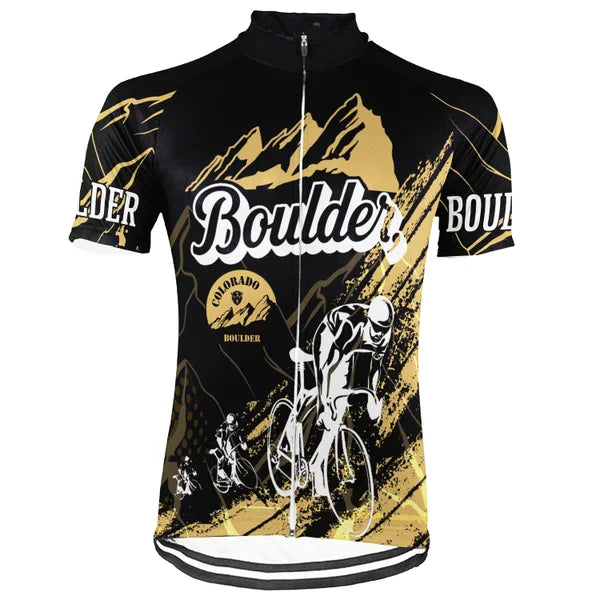 Customized Boulder City Short Sleeve Cycling Jersey For Men and Women