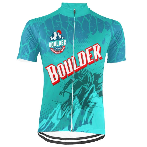 Customized Boulder City Short Sleeve Cycling Jersey For Men and Women
