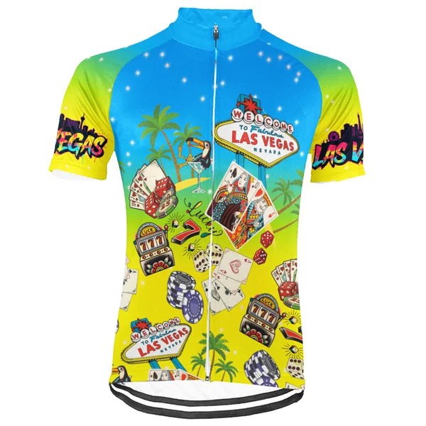 Customized Las Vegas City Short Sleeve Cycling Jersey For Men and Women