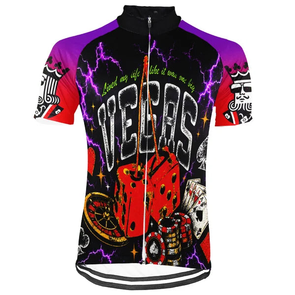 Customized Las Vegas City Short Sleeve Cycling Jersey For Men and Women