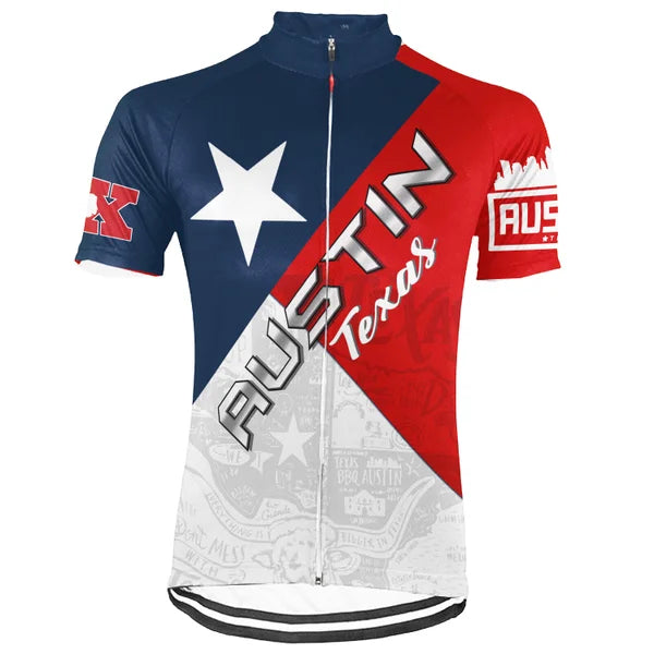 Customized Austin Short Sleeve Cycling Jersey For Men and Women
