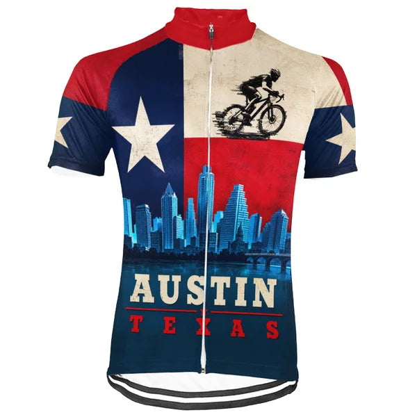 Customized Austin Short Sleeve Cycling Jersey For Men and Women