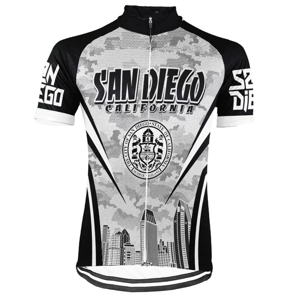 Customized San Diego Cycling Jersey V2 Short Sleeve For Men and Women